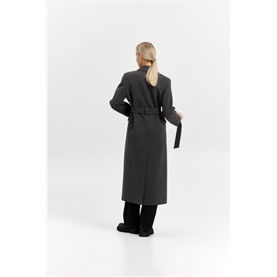 Пальто женское демисезонное 26326 (базальт/рубчик)