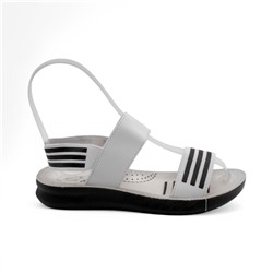 Босоножки ОК30-55 бело черные