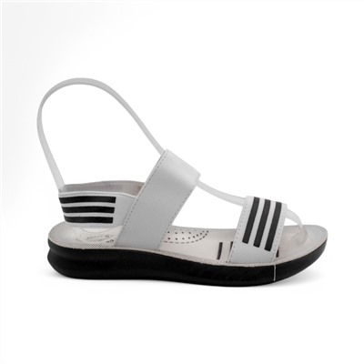 Босоножки ОК30-55 бело черные