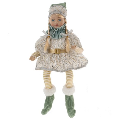 GAEM Игрушка набивная "Эльф" (муз, движ), L15 W11 H43 см (полка 23 см.)