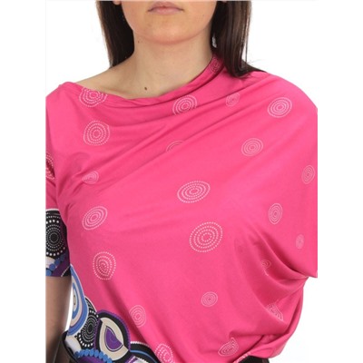 5962 PINK Туника женская (90% полиэстер, 10% эластан)