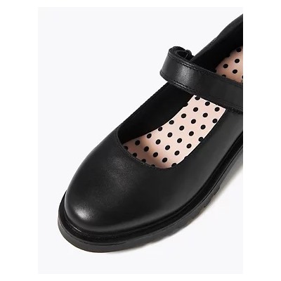 Kids' Leather Freshfeet™ School Shoes (13 Small - 7 Large)