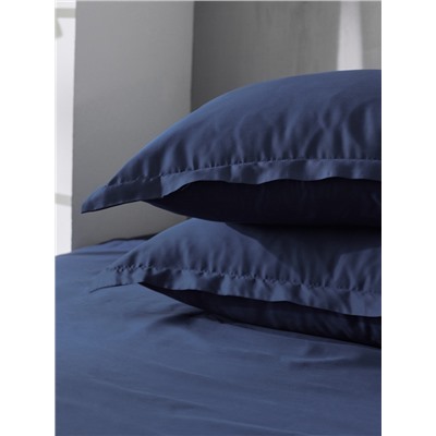 Наволочка SL Home Tencel 70*70+3 см , цв. синий