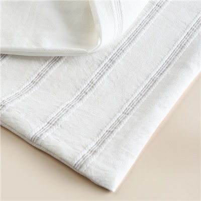 Постельное бельё SL Home Cotton lace 2 сп 180*220см, 240*225 см, 50*70-2шт, цв.молочный, 100% хлопок