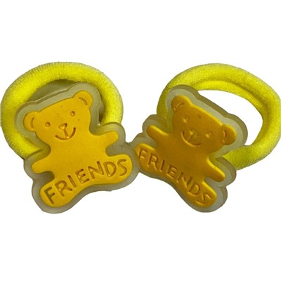 Резинки детские для волос (мишки) 2 шт РД16 тип 6