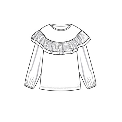 Блузка для девочки