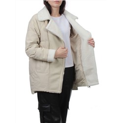 S24-263 BEIGE Куртка демисезонная женская (100 гр. холлофайбер)