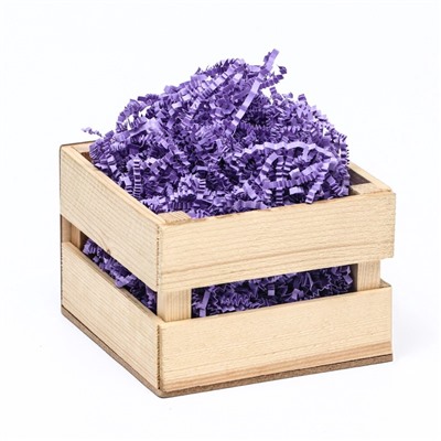 Наполнитель бумажный для подарков, фиолетовый, 100 г