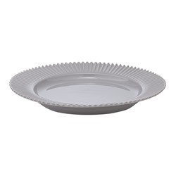 Набор из двух тарелок темно-серого цвета из коллекции Edge, 21 см