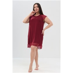 Женская сорочка 85401 / бордовый