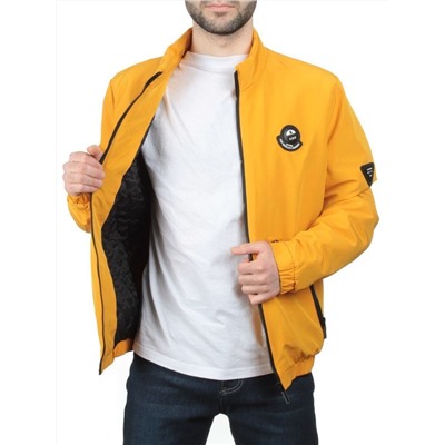 EM25057-1 YELLOW Куртка-бомбер мужская демисезонная (100 гр. синтепон)