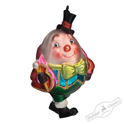 Шалтай-Болтай Джентльмен в цилиндре (стекло) 7х8,5х14 см