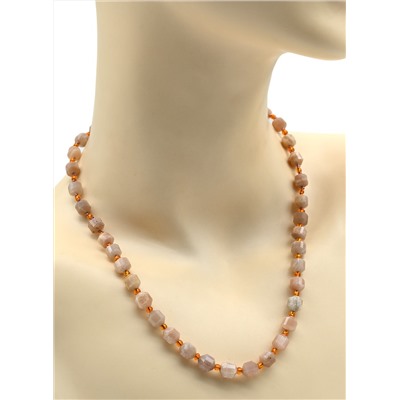 Бусы из Беломорита шарик с гранями 6,5-7мм, 47см, 24,8гр