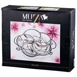 МЕНАЖНИЦА 5-ТИ СЕКЦИОННАЯ 28*23*6 СМ. НА МЕТАЛ.ПОДСТАВКЕ. КОЛЛЕКЦИЯ "MUZA" (КОР=6ШТ.)