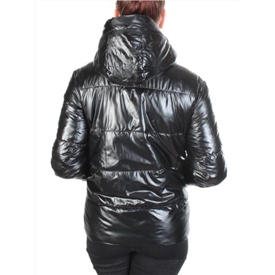 8262 BLACK Куртка демисезонная женская BAOFANI (100 гр. синтепон)