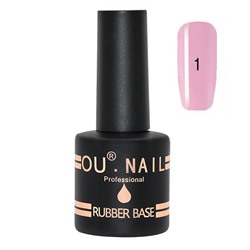Базовое покрытие OU Nail Rubber Base № 1 8 ml