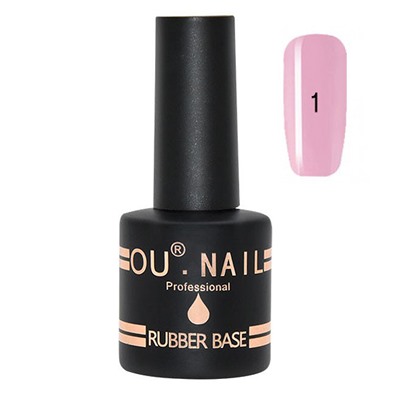 Базовое покрытие OU Nail Rubber Base № 1 8 ml