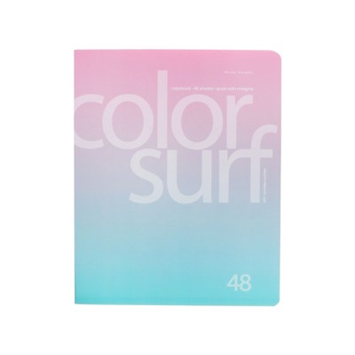 Тетрадь 48л кл COLOR SURF, МИКС
