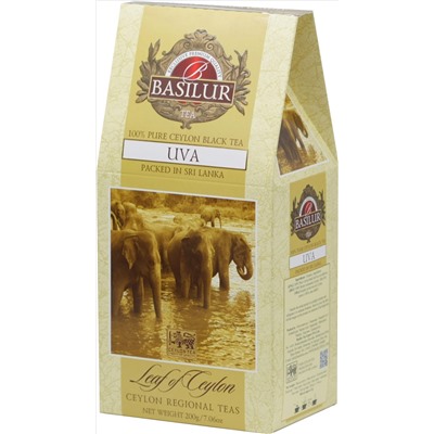 BASILUR. Лист Цейлона. UVA 200 гр. карт.пачка