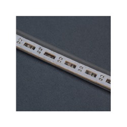 Гирлянда «Сосульки» 2.4×0.2 м, IP44, прозрачная нить, 96 LED, свечение белое с эффектом стекания, 12 В