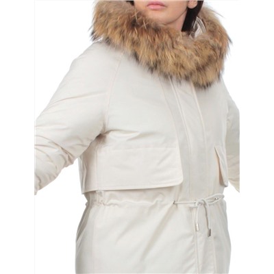 7350 MILK WHITE Куртка зимняя женская (200 гр. холлофайбер)