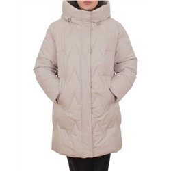 2404 BEIGE Куртка зимняя женская (200 гр. холлофайбер)