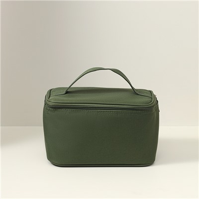 Термосумка для ланч-бокса/косметики/лекарств Smart Picnic, S, темно-зеленая