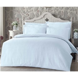 1 сп. Комплект Постельного Белья в Полоску Cotton Saten Mint - Altınbaşak