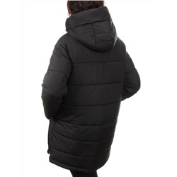 3335 BLACK Куртка зимняя облегченная женская (150 гр. холлофайбер)