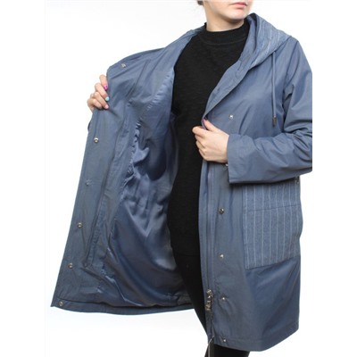 9016 GRAY/BLUE Ветровка женская (60% полиэстер, 40% хлопок)