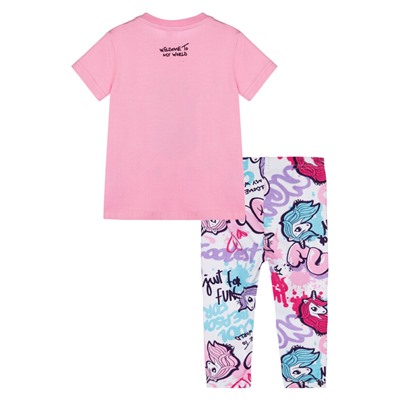 Комплект для девочки: футболка, леггинсы