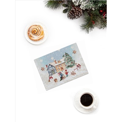 Зима в Простоквашино голубой фон Комплект салфеток 2шт 30х45см 2106107