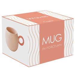 Кружка Waves, 350 мл, розовая