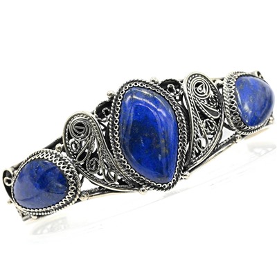 Браслет лазурит, 19,5 см.