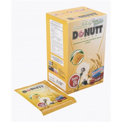 Клетчатка растительная с пробиотиком Donutt Plus Probiotics , МАНГО, 20 гр (1 саше), Таиланд