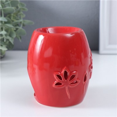 Аромалампа для эфирных масел «Лотосы», керамика, 8.5×8.5×9.5 см, МИКС