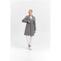 Пальто женское демисезонное 26897 (пепельный/ёлочка)