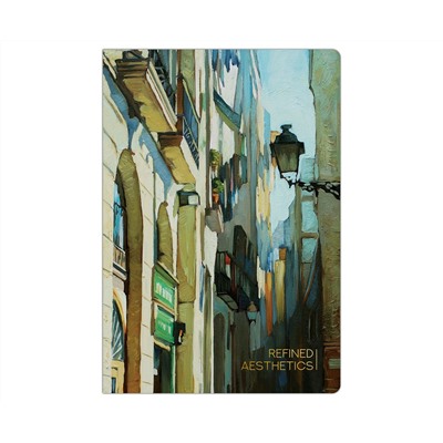 Тетрадь 40л., А5, точка на сшивке Greenwich Line "Refined aesthetic", матовая ламинация, тон. блок 80г/м2