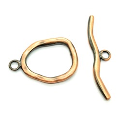 Замок тогл 36*48мм цв.медь