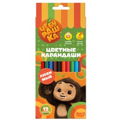 Карандаши 12цв Мульти-Пульти "Чебурашка" CPЧБ_52996/16/Россия
