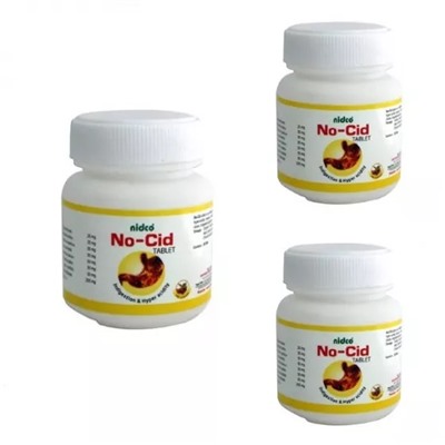 Набор Но-Цид (3 х 60 таб), No-Cid Set, произв. Nidco