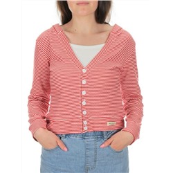 TA017 RED Кардиган женский (100% хлопок)