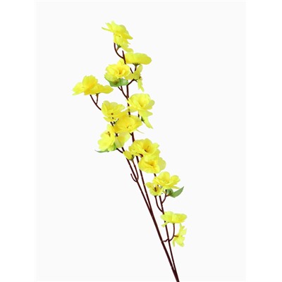 Цветы искусственные «Сакура нежность», h=65 см, жёлтые