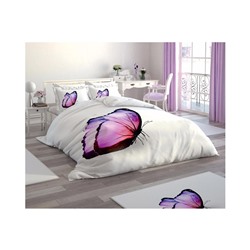 3Д Постельное Белье (2 сп. ЕВРО) 3D DIGITAL %100 COTTON - Le Jardin D'OR