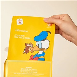 JMsolution Маска тканевая для сияния кожи с витамином С / Disney Collection Vital Vita C Mask, 30 мл
