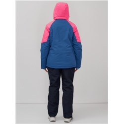 Горнолыжный костюм женский зимний УЦЕНКА розового цвета 02815R