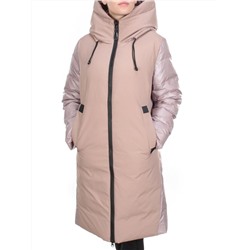 2235 PINK POWDER Пальто женское зимнее AKIDSEFRS (200 гр. холлофайбера)