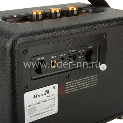 Колонка  ELTRONIC MONSTER BOX  700 (30-14) TWS (черный)