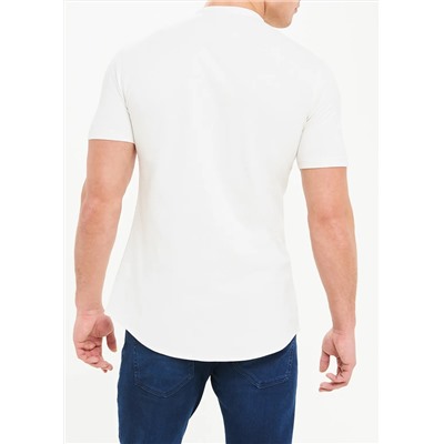 Grandad Collar Jersey Shirt