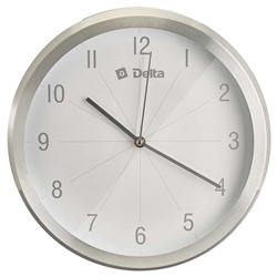 Часы настенные 30 cм DT12-0001 серебро